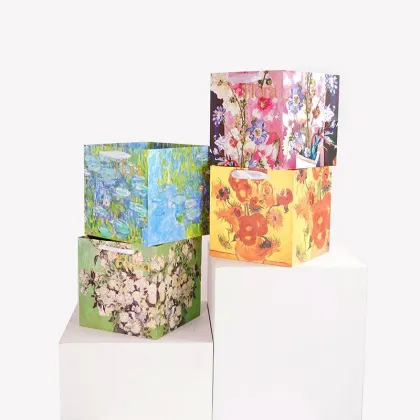 Retro Art Tote Bags: Van Gogh Floral Prints for Fashion & Gifts