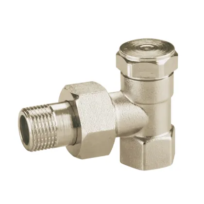 High-Quality Brass Nickel Plated HVAC System Manual Radiator Valve Kit