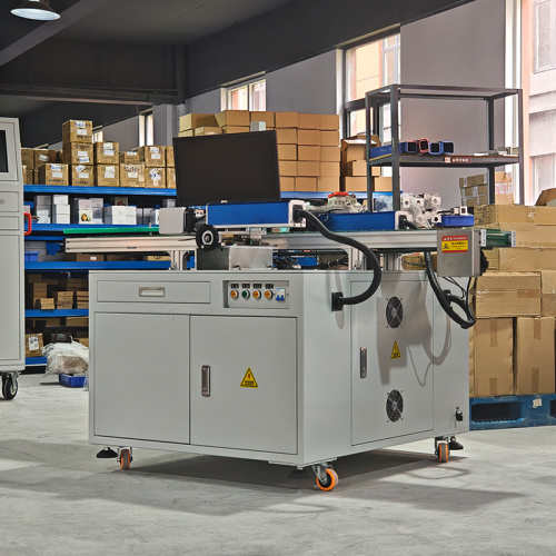 Máquina de marcação a laser de fibra Mopa em linha