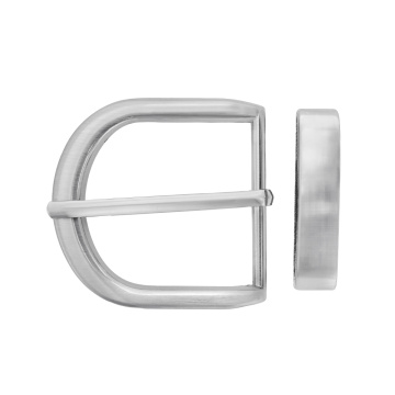 Boucle de ceinture simple en métal à deux pièces avec anneau en D