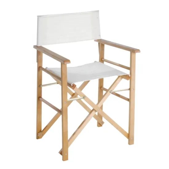 Comfortable Lightweight Aluminum Frame Folding Director Chair