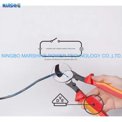 VDE 1000V insulated electrician wire pliers
