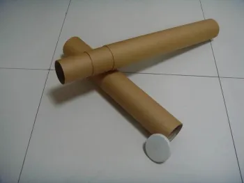 brown mailing tubes