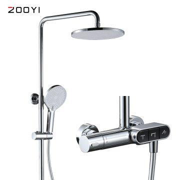 Doccia a parete di lusso mixer termostatico tocco 3 funzioni set