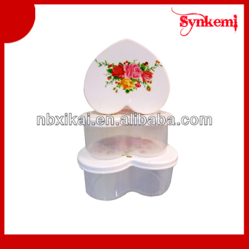 Plastic non toxic food storage containers