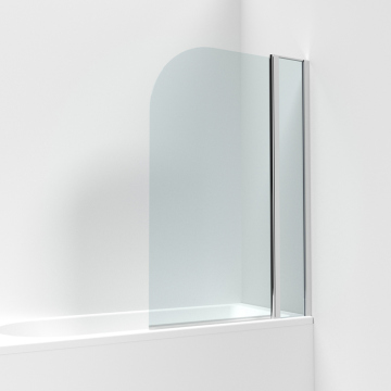 6mm Wetroom Swing Round with Fixed Panel Quadrant Enclosure Bathroom Screen