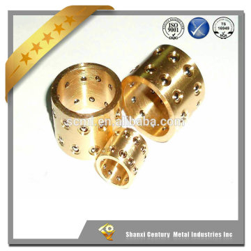 Fabrication and casting Bronze bushing with graphite