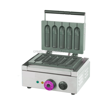 Professional Commercial Corn Dog Maker & Waffle Stick Machine: 110V/220V, New Condition - Ideal for Restaurant and Home Use with Biscuit Cooking Function