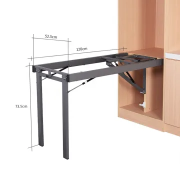 Lifetime Wall-Mounted Folding Table for Space-Saving Home Furniture
