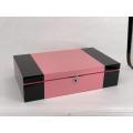 Caja de perfume de madera rosa de envasado de regalos