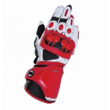 Alpine Gp Pro White Red Glove Leather Motorcycle Race Gloves Gp Racing Gloves All Sizes