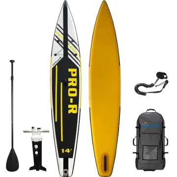 14 Ft Inflatable PVC Stand Up Paddle Board: Popular Inflatable SUP Racing Boards