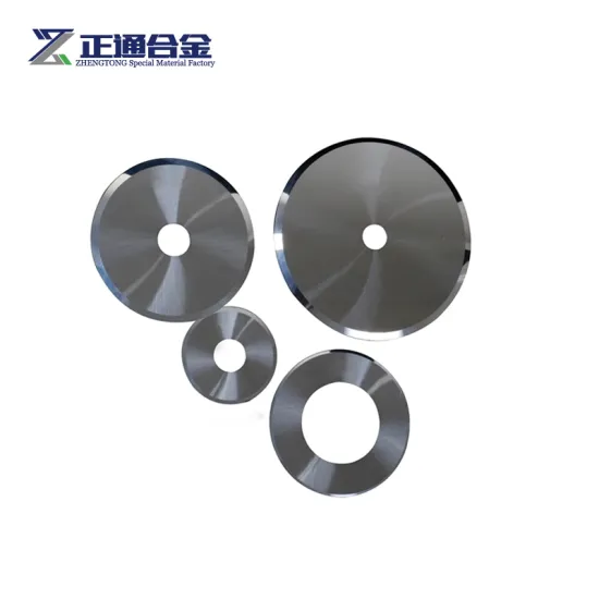 Mirror Finished Circular Blade Cigarette Rod Cutting Knife