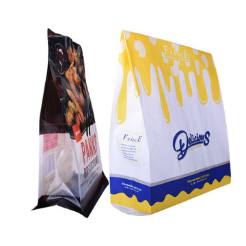 High quality of oatmeal fiber bags with zipper