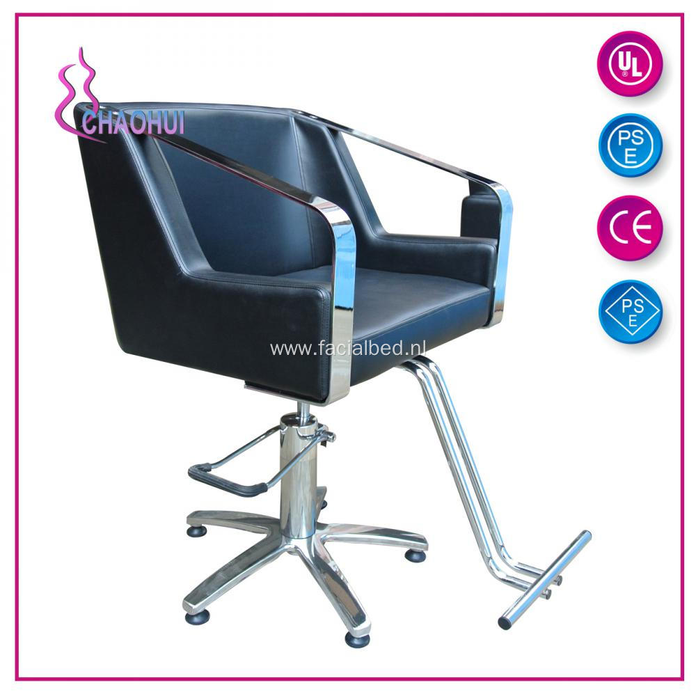 Black Color Hair Salon Equipment Styling Chairs