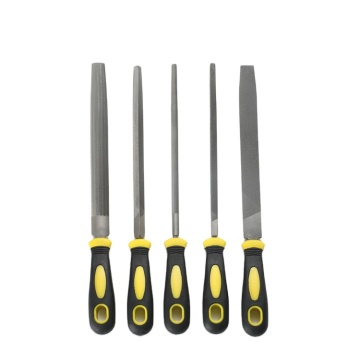 5 -teilige Hochkohlenstoff -Stahl -Datei -Set - verschiedene Formen für Metallarbeiten