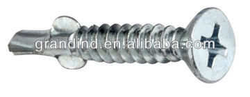 0212 Countersunk head self drilling screw with wing