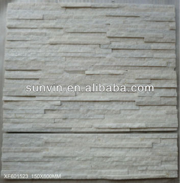 Antique Surface Finishing and White Color waterproof slate garden paving stone