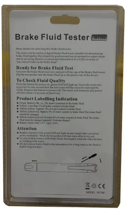 Brake Fluid Tester MT300/auto fluid tester/brake fluid detector/auto battery tester/car battery tester