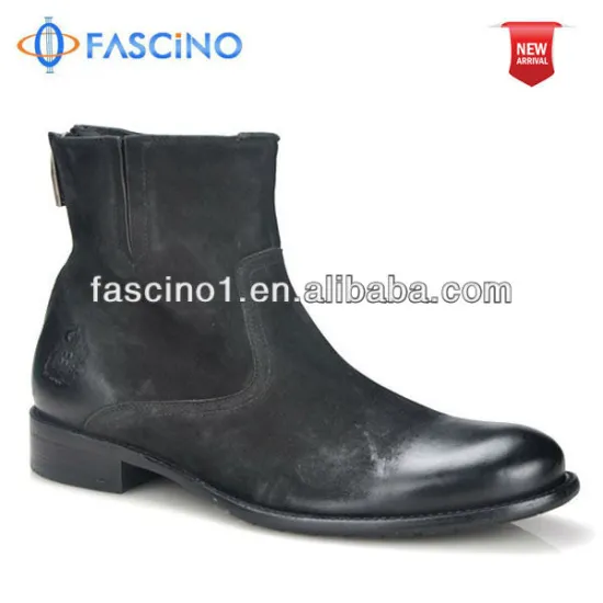 New leather men winter boots