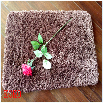 polyester microfiber bathroom mat with anti-slip backing