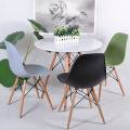 Replica Eames DSW Yuvarlak Ahşap Bacak Tablosu