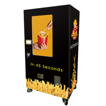 Automatic french fry vending machine