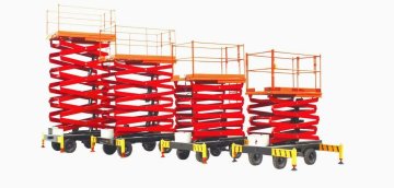 300 Kg 1100 - 6000 Mm Dc 24v Self Propelled Aerial Work Platform