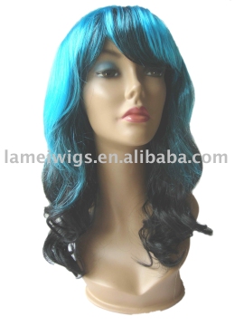 synthetic  hair wig