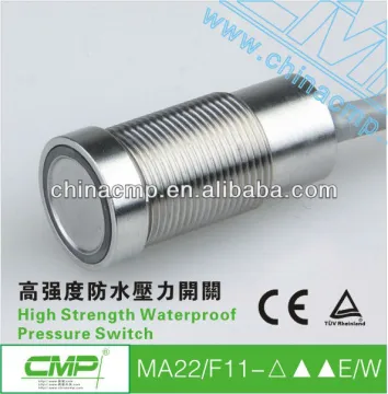 CMP 16mm piezo switch,sealed illuminated switch