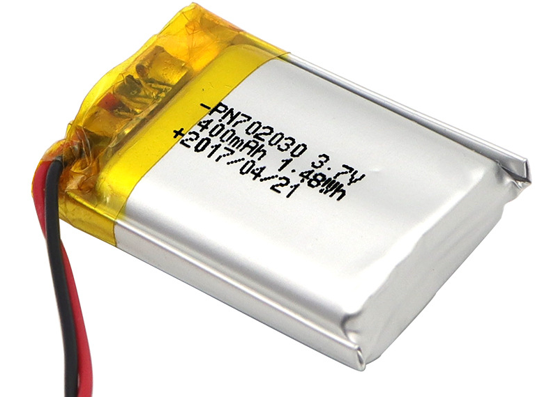 Batterie de polymère d'ion de lithium de 400mAh pour des écouteurs (LP2X3T7)