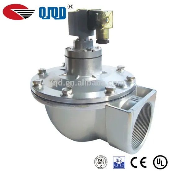 DN62 Durable Double Diaphragm Pulse Solenoid Valve 24V With Aluminium Alloy Body