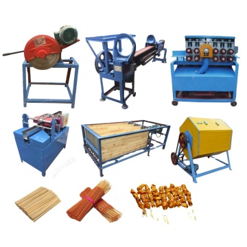 CE Approved Automatic Wooden Round Ice Cream Sticks and BBQ Bamboo Incense Stick Making Machine For Sale