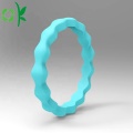 Novo design de produto elegante anel de silicone colorido