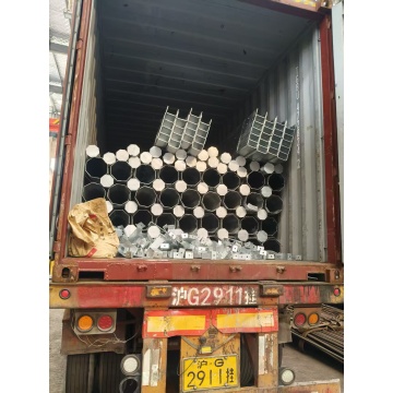 Garisan MV Tiang Tiub Keluli 13m untuk Pasaran Afrika
