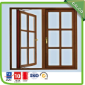 Aluminio doble templado vidrio ventana