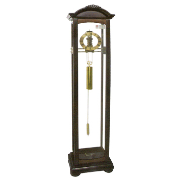 Mechanical Grandfather Clock  with QA Skeleton Movement (M-104)