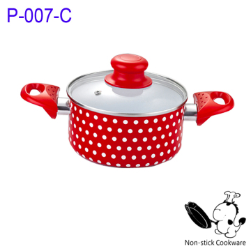 Korea aluminum ceramic nonstick mini cooking pot