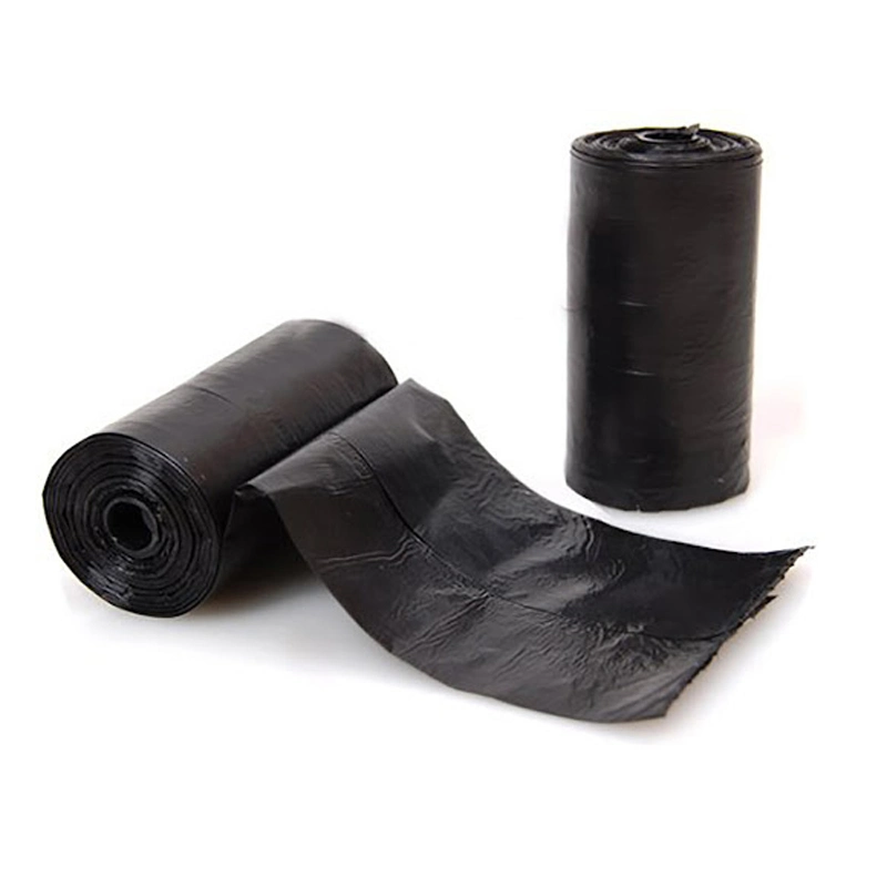 PE Thickened White Black Dustbin Bin Liner Plastic Trash Packaging Heavy Duty Garbage Bag Supplier