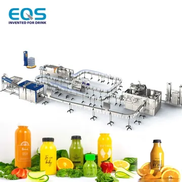 High Efficiency Whole Line Fruit Juice Filling Machine for Glass Bottles