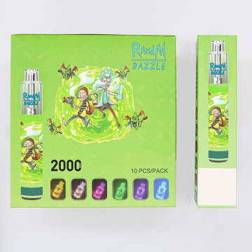 Hot sale 2000 Puffs fruit Iced Grape e-cigarette