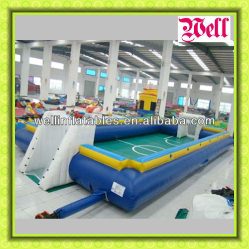 Inflatable water football field/soap football field