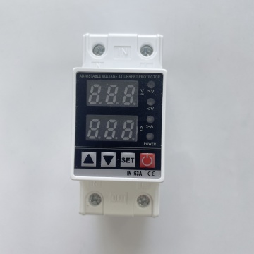 220V DIN Rail LED Display Voltage Current Protector Relay