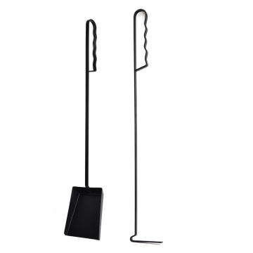 2 PC kim loại gang lửa hố pits - bộ dụng cụ củi ngoài trời