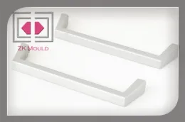 Office Entrance Doors Aluminum Die Casting Big Handle
