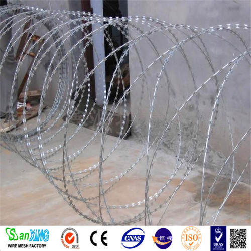 China Airport Stainless Steel Razor Barbed Wire Supplier