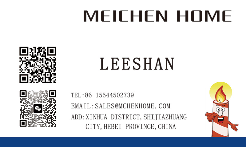 New leeshan candle name card