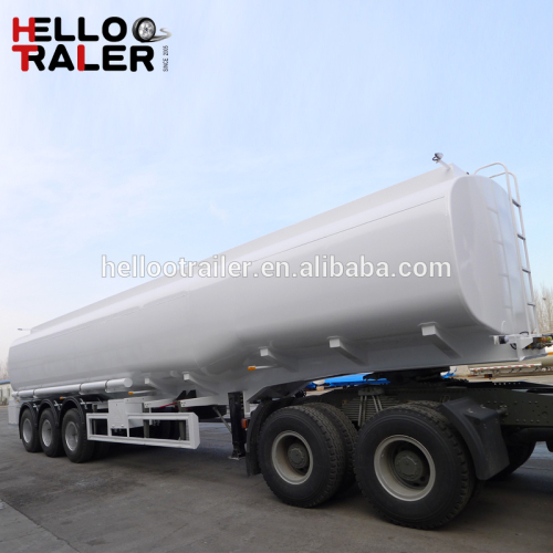 3 Axles European Standard Aluminum fuel tank trailer
