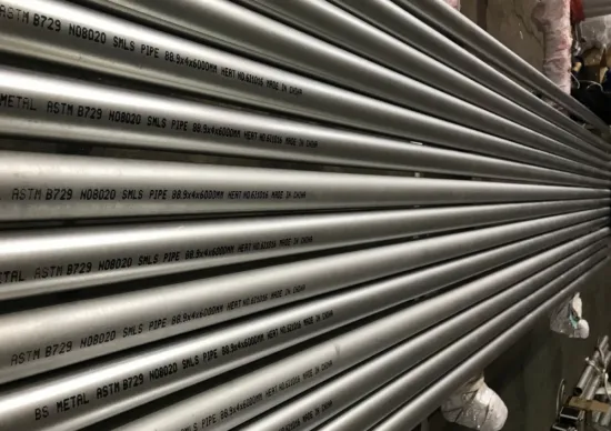 Incoloy 800H Nickel Alloy Seamless Pipe Hydrocarbon Cracking
