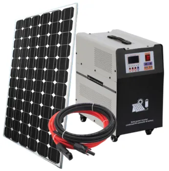 500W All-in-One Solar Energy Supply: Portable 100W Load Capacity Solar Power Generator with Lithium Battery for 5 Hours of Work, Available in 1KW, 2KW, and 3KW Models
